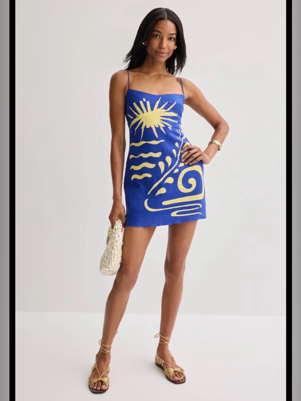 Cala de la Cruz Luca linen mini dress